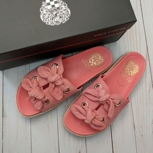 Vince Camuto | Jazzan suede slide sandals 7 NWT